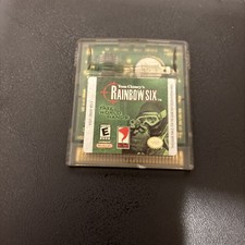 Nintendo GBA Gameboy Color Rainbow Six Tom Clancy Tested
