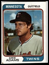 1974 Topps #573 Mike Adams