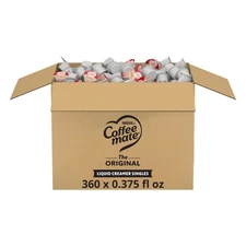 Nestle Coffee mate Coffee Creamer, Original, Liquid Creamer Singles, Box of 360