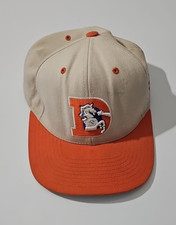 Vintage Mitchell  Ness Denver Broncos NFL Snap Back Hat Football Blue Orange