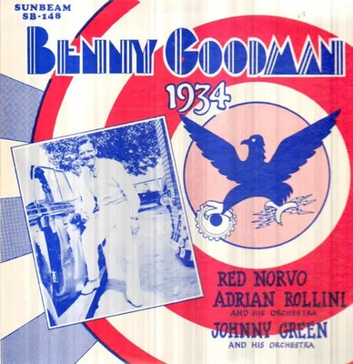 Benny Goodman 1934 NEAR MINT Sunbeam Vinyl LP