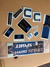 Haro Sport Bmx Bike Decals 1988