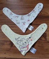 Set Of 2 Winnie the Pooh Disney Baby Bibs