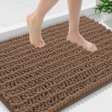 Bathroom Rugs Mat 36x24, Extra Soft Absorbent Chenille Bath Rugs, Non Slip
