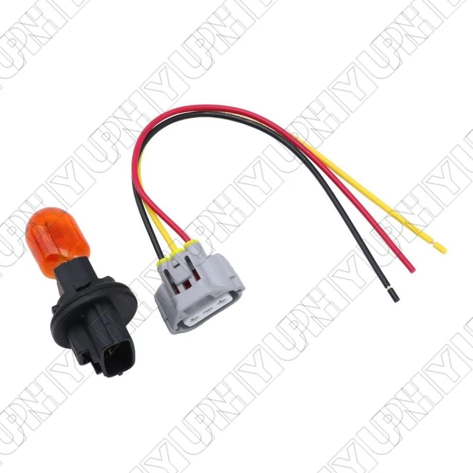 Car Turn Signal Light Socket＆Bulb＆Connector For Toyota Highlander Avalon Tacoma - Image 4 of 4