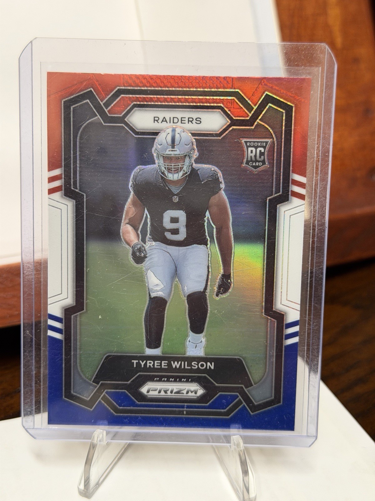 2023 Panini Prizm - Rookies Tyree Wilson #363 Red White & Blue Prizm (RC)