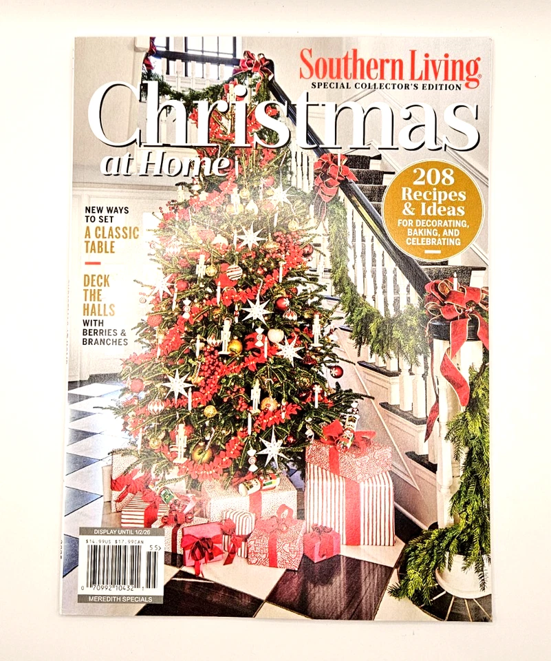 Christmas Magazine Lot of 3, BH&G Cottage-Style, Farmhouse, So. Living 2025 - Image 2 of 4
