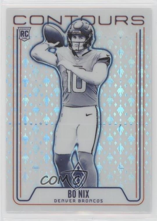 2024 Panini Phoenix Contours Pandora Bo Nix #CON-BNX Rookie RC
