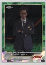 2022 Chrome Sapphire Edition Formula 1 Green Refractor /75 Mattia Binotto 3hd