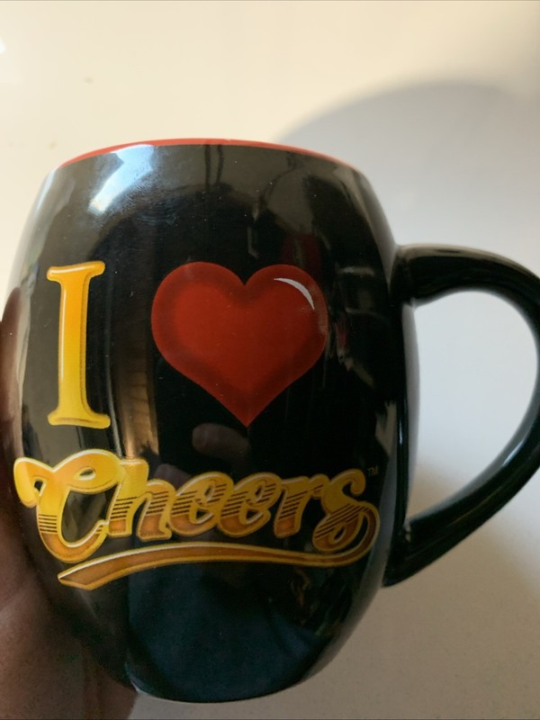 Vintage I Love Cheers Coffee Mug Where Everybody Knows Your Name Rare  ❤️ Cheers