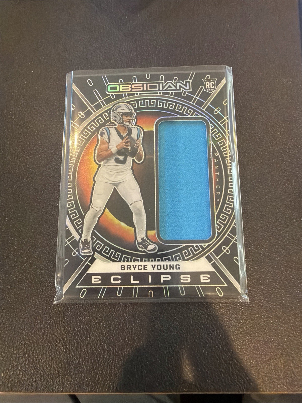Bryce Young 2023 Obsidian Eclipse Materials 40/199 Card# ECL-BYO Panthers RC