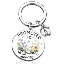 New Grandma Gifts First Time Grandmother Promoted To Keychain