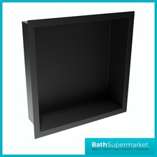 SOGNARE Inset Shower Niche 300x300 Brushed Brass Stainless Steel Wall Insert