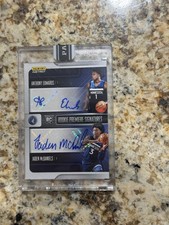 2020 Panini Instant Anthony Edwards Jaden McDaniels Rookie Premiere Auto /10 RC