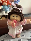 Cabbagepatch Kid IC2 Brown High Pony Brown Eyes HM4 Pacifier Vintage 1985