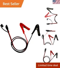 3.2FT SAE Solar Charger Extension Cable with Weatherproof Alligator Clips