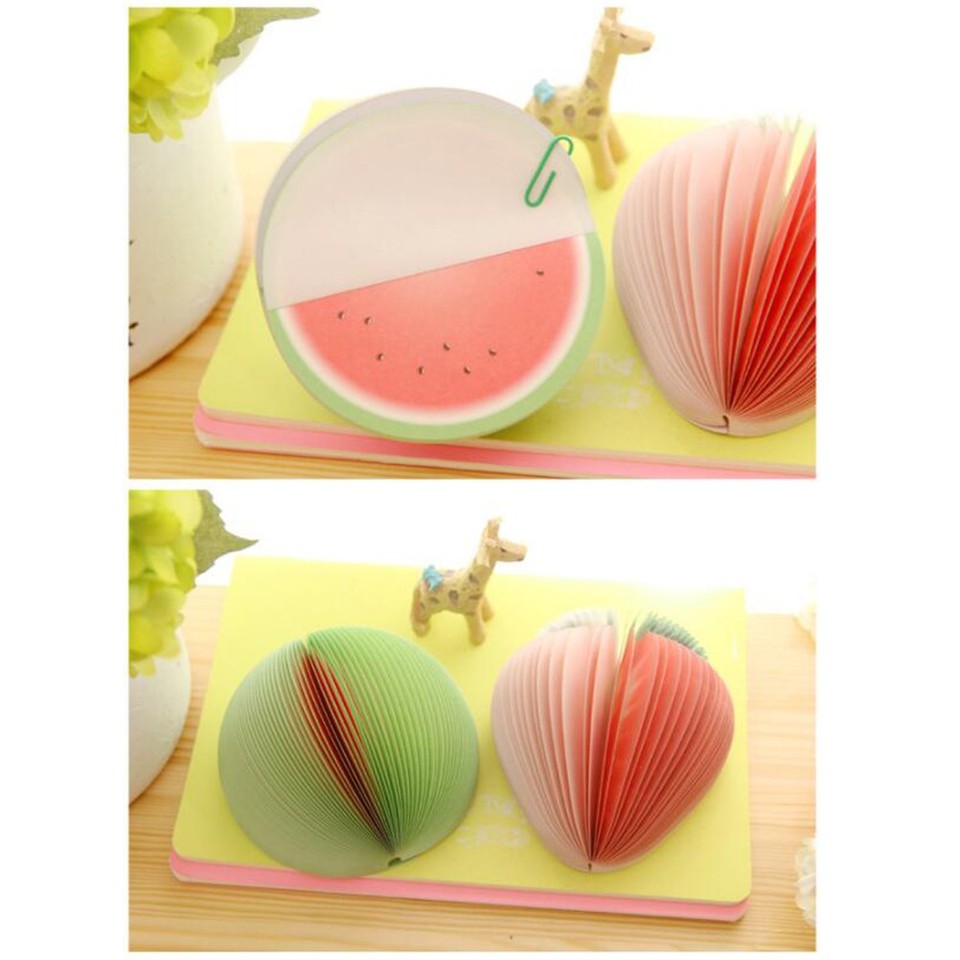 Note Paper Pads Sticky Memo Adhesive Watermelon Notes Grocery Notepad ...