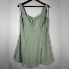 JJ's House A-line Square Mini Chiffon Homecoming Dress With Bow Size 16