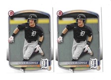 (2)  Kevin McGonigle RC 2025 Bowman Draft #BD59 Tigers Top Prospect