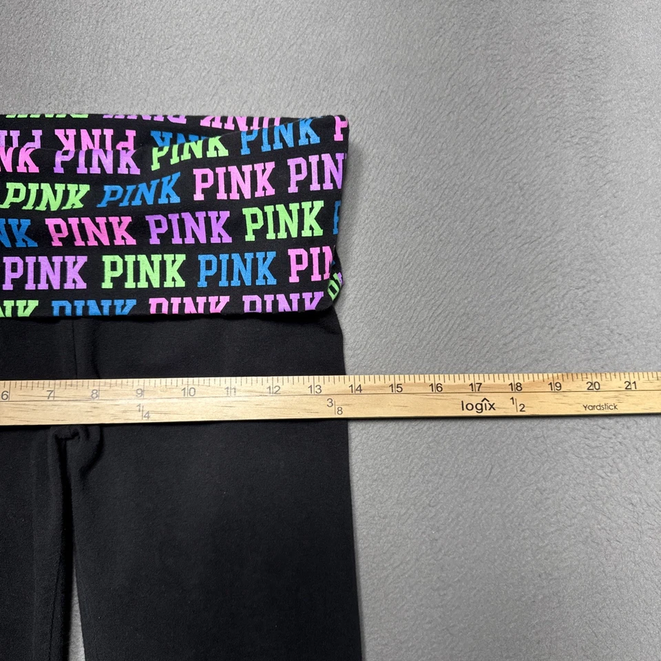 Pantalones de yoga Victoria’s Secret rosa plegable para mujer pequeños (28x17) multicolor elásticos Foto 4 de 4