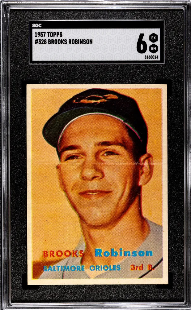 1957 Topps Brooks Robinson #328 SGC 6