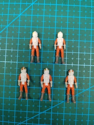 RARE 5 Pcs Star Wars Micro Galaxy Squadron Mini Figures Toy #Defect Randomly