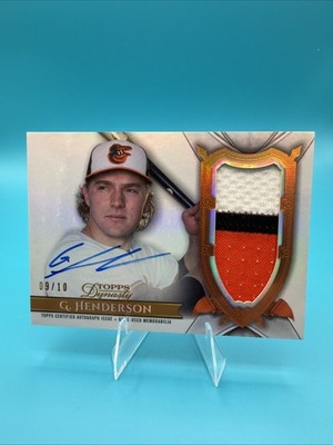 2024 Topps Dynasty - Patch Auto Gunnar Henderson /10 DAP-GH10