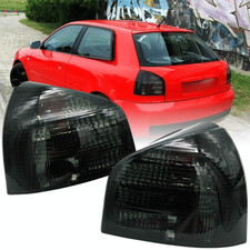 Design Rückleuchten Set für Audi A3 8L 08.1996-08.2000 in schwarz smoke
