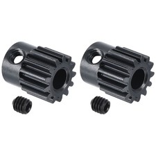 2Pcs RC 32P Hardened Pinion Gear 5mm Shaft 13T Motor Gears Carbon Steel RC Car