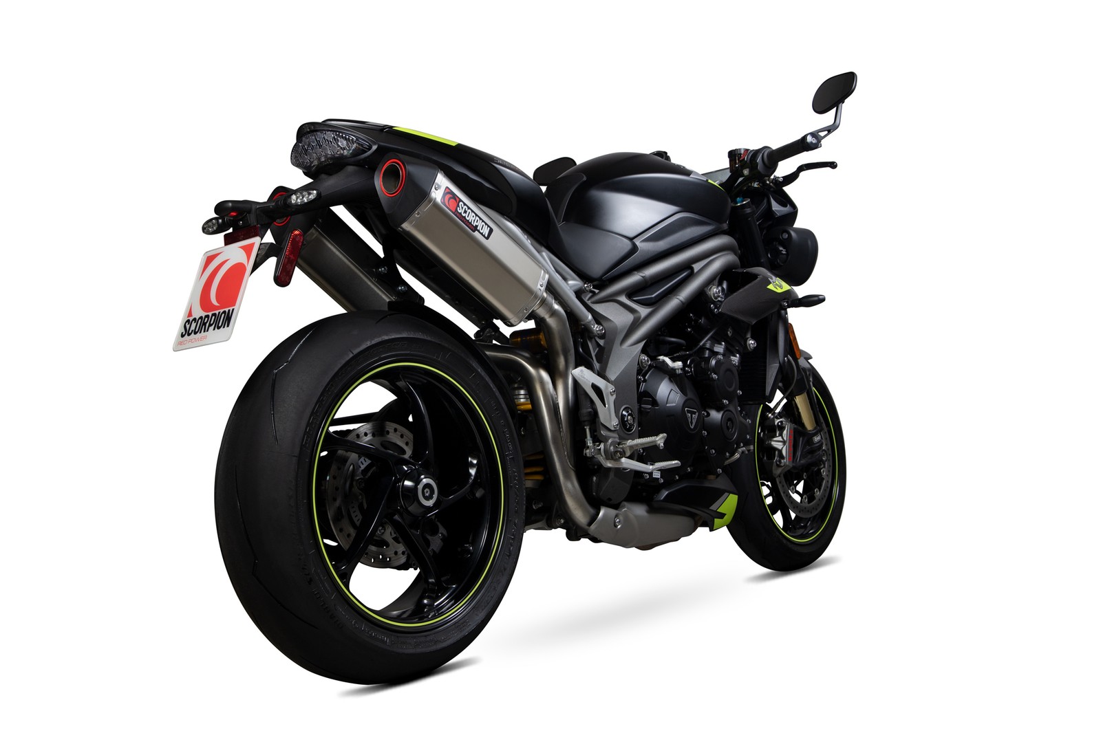 Speed Triple R S RS 18-20 Scorpion Exhaust Serket Titanium Slip-on RTR88TEO