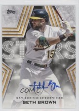 2023 Topps Series 1 Baseball Stars Seth Brown #BSA-SB Auto 0bt4