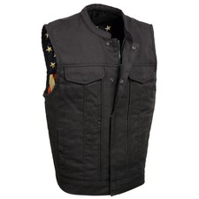 Milwaukee Leather 3007 Mens Brute Black Denim...