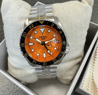 Seiko 5 SKX GMT Series Automatic Steel Bracelet Mens Watch SSK005