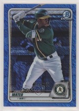 2020 Bowman Chrome Prospects Blue Shimmer Refractor 24/150 Jorge Mateo 6u5