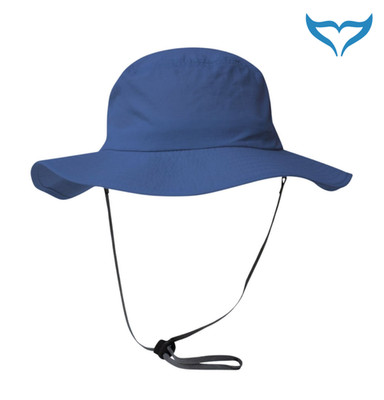 iQ UV 50+ Sonnenhut navy Damen Herren Schutz leicht Krempe 7 cm blau recycelt...