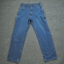 Carhartt Jeans Mens 34x34 Blue Pants Workwear Flame Resistant HRC 2 FRB 13 DNM