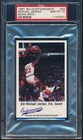 1987 Bulls Entenmann's #23 Michael Jordan Blank Back PSA 10 Gem Mint Low Pop 132