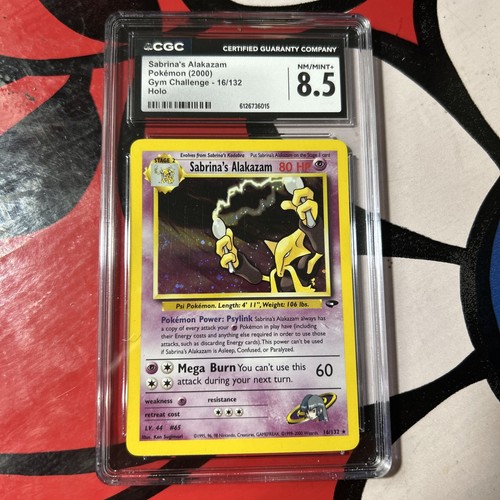 Sabrina's Alakazam (Unlimited) graded CGC 8.5 for sale on eBay