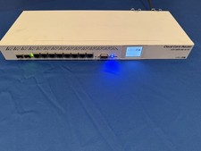 MikroTik CCR-1009-8G-1S-1S Cloud Core EXCELLENT CONDITION 