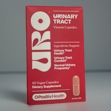 O Positiv URO Urinary Tract Vitamin Capsules Cranberry  D-Mannose 60ct 11/26