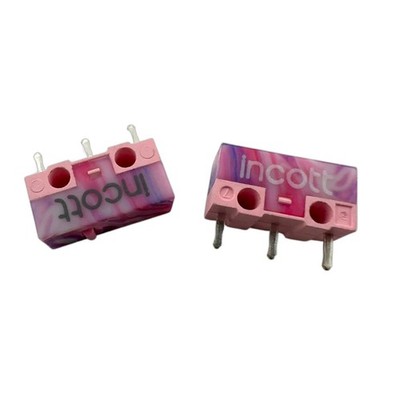 2x Huano Incott Pink Dot 3-Pin Mouse Micro Switch 20M Clicks | eBay
