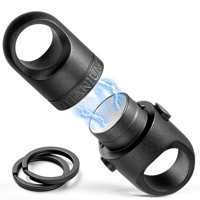 FEGVE Titanium Magnetic Quick Release Keychain, Anti-Drop Detachable Magnet K...
