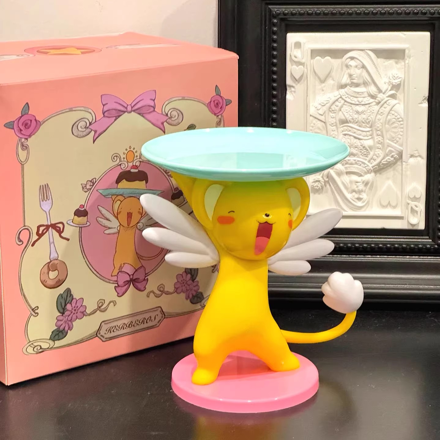 Figura de PVC Cardcaptor Sakura CERBERUS 16 cm Estatua Modelo Paleta Colgante