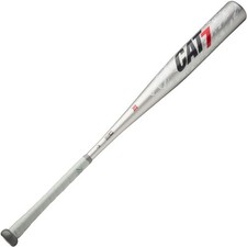 New Marucci CAT7 Silver -3 BBCOR Baseball Bat, 2 5/8" Barrel, 32/29