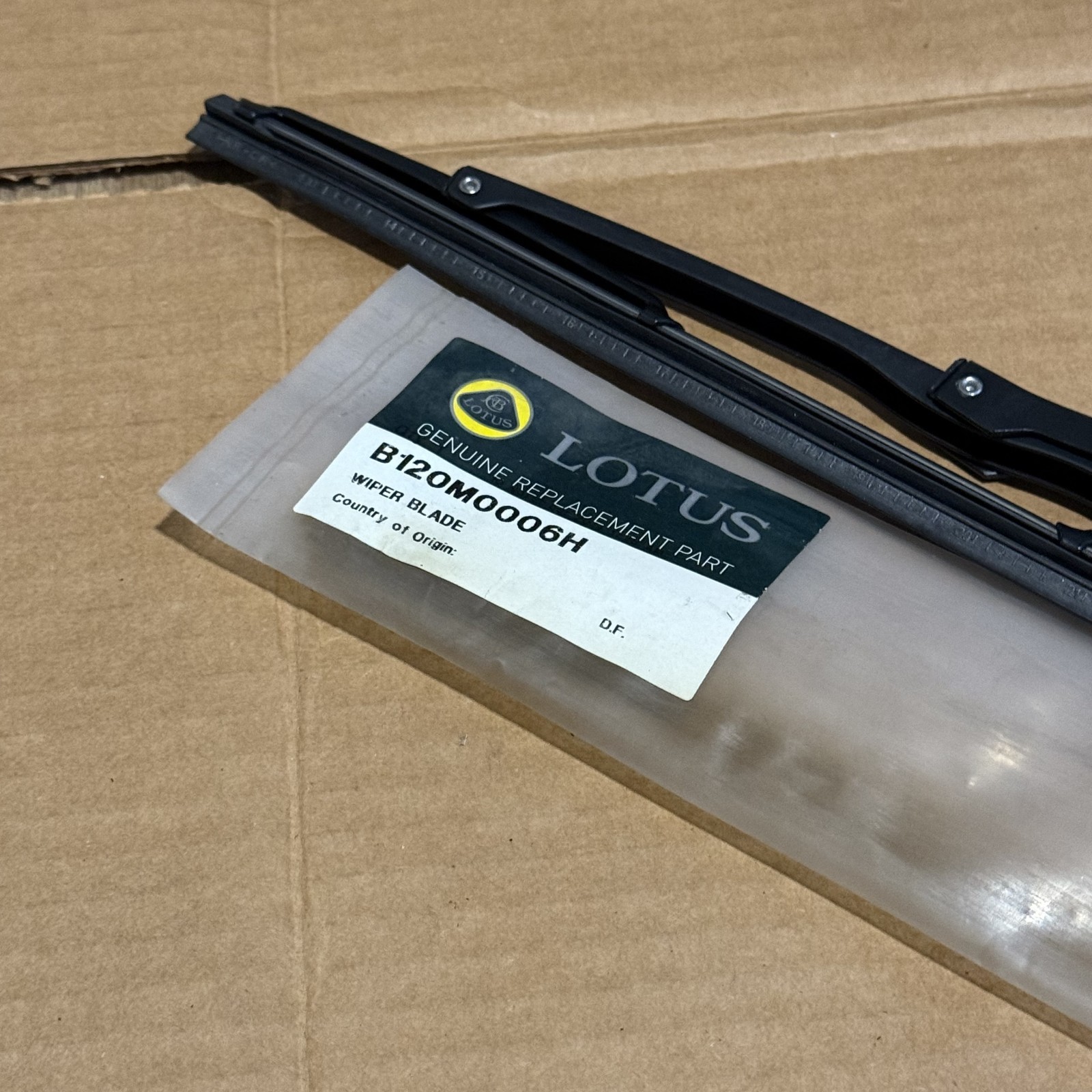 OEM Lotus Elise Exige Europa 04 ON High Performance LH Wiper Blade B120M0006H
