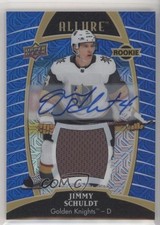 2019-20 Upper Deck Allure Rookies Blue Line Jerseys 16/99 Jimmy Schuldt Auto uj7