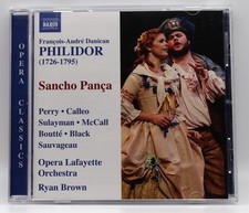 PHILIDOR Sancho Pança - Opera Lafayette Orchestra Ryan Brown Classical Opera CD