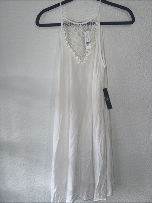 NY&C Women s Dress White Summer NWT  Size Medium B77