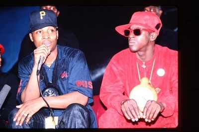 Public Enemy Foto-Transparenz Chuck D Original Positive 35mm Ca. 1990er