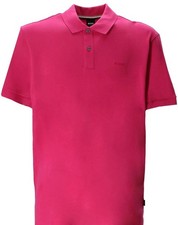 BOSS Black Label Pallas Big &Tall Polo Shirt Bright Pink Cotton Logo 2XLT NWT